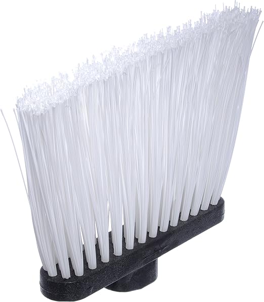 SPARTA Spectrum Duo-Sweep Unflagged Bristle Angle Broom with Handle 56" - White
