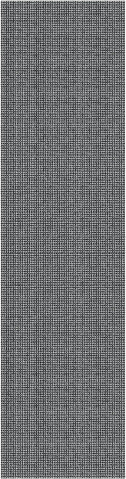 EARTHALL Runner Rug 3x12 Ft Washable Runners for Hallways Extra Long Woven Non Slip Entryway Runner Braided Kitchen Runner Indoor Outdoor Carpet Runners for Entryway, Hall, Foyers, Dark Gray