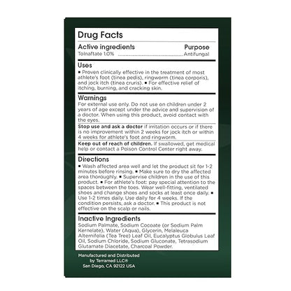 Antifungal Soap | Deep-Cleansing & Exfoliating Bar for Men & Women | Natural Ingredients with Tea Tree & Eucalyptus | Helps Soothe Jock Itch, Ringworm & Athlete’s Foot Pumice Bar Soap