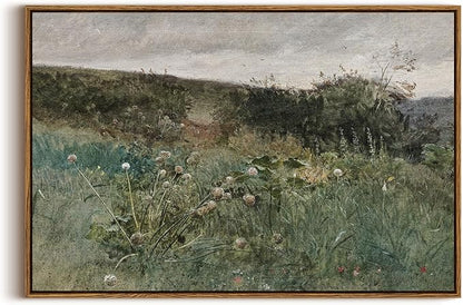 InSimSea Framed Canvas Wall Art Vintage Decor, Rustic Wall Art Room Decor, Classical Paintings, Large Wall Art Prints for Living Room Home Kitchen Farmhouse Bathroom Wall Decor, 20"x30"