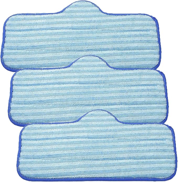 Microfiber Pads Compatible with Dupray Neat Steam Cleaner – Washable Steam Mop Pads for Floor Cleaning, Reusable Pads for Dupray Steam Cleaner Accessories, Durable Steam Cleaner Accessories 3 Pack