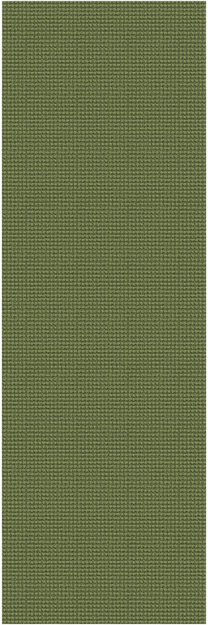 Braided Runner Rug 3x8 Ft Washable Runners for Hallways Non Slip Rubber Backed Kitchen Runners Cotton Entryway Runner Indoor, Woven Floor Carpet for Hall Kitchen Bedroom, Green