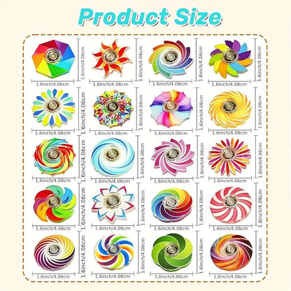 40 Pack Colorful Mini Fidget Spinners Bulk, Party Favors Birthday Gifts Christmas Stocking Stuffers for Kids Adults, Sensory Toys for Boys Girls ADHD Stress Relief, Treasure Box Classroom Prizes
