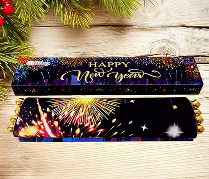 Upgraded, Ideal New Years Eve Party Supplies 2026, 300D Premium New Year Banner 2026, Large 71x12in (with 2pcs Golden hanging rod) Classic Design, HQ Fabric, HD Printing, Perfect for NYE Decorations