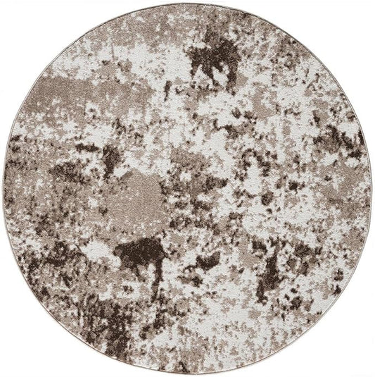 Keen Home Design Area Rugs - 10ft Round Non-Shedding, Abstract Rugs for Kitchen, Living Room, Bedroom, Dining Room, Entryway - Size: 10' Round, Multi