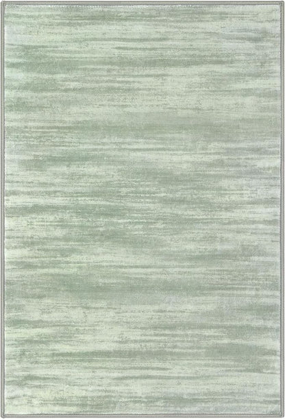 KOZYFLY Small Area Rug 2x3 Rug Entryway Rugs Modern Abstract Indoor Non-Slip Machine Washable Rug Green, Dining Room Rug with Soft Low Pile for Living Room Bath Office Small Carpet Floor Mats