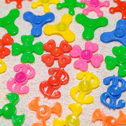 100 Pack Mini Fidget Spinners Bulk Toys for Kids 3 4 5 6 7 8 9 Party Favors Goodie Bags Stuffers Birthday Return Gifts Classroom Rewards Prize Box