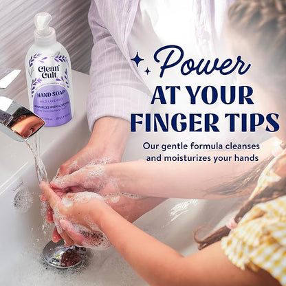 Cleancult Liquid Hand Soap Refills - Moisturizes Dry & Sensitive Skin - Made with Aloe Vera & Lavender Essential Oils - Wild Lavender - Eco Friendly - Paper-Based Packaging - 32 oz/2 Pack