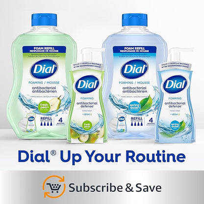 Dial Antibacterial Foaming Hand Soap Refill, Fresh Pear, 52 fl oz
