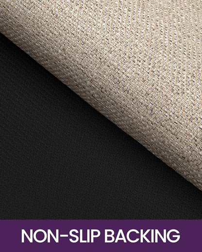 DEXI Hallway Runner Rug 2'4''x8', Non Slip Rubber Backed Runners Carpet, Ultra Thin Entryway Rugs Indoor for Kitchen Hallway Entrance Bedroom, Beige