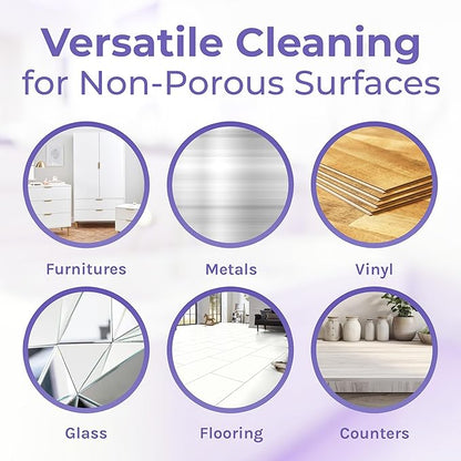 Hygea Natural Spotless Essentials - Concentrated Multi-Surface Cleaner for Home & Kitchen - Eliminates Dust Mites, Bed Bugs, Ants, Lice - Child & Pet Friendly - 24oz (Lavender Breeze Scent)