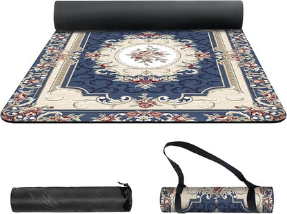 nuveti Yoga Mat Print Extra Thick TPE Non Slip Fitness Exercise Mat with Carrying Bag,72"x24" Extra Thick 6MM Exercise & Workout Mat for Yoga, Pilates Fitness and Floor Exercises