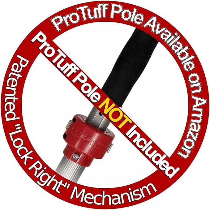 ProTuff 22" Pool Brush Head – 12 Pack – Lifetime 490 'Promise – Sturdy Bristles, Tough on Algae, Dirt & Grime – Cleans 3X Faster – Extra-Wide Pool Scrubber Brush with Pole Attachment Option
