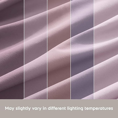Nestl Twin XL Sheet Set - College Dorm Size - Luxury 1800 Ultra-Soft Microfiber Twin Extra Long Bed Sheets - Deep Pockets - Easy Fit - Extra Soft - 3 Piece Set (Twin XL, Dusty Purple)