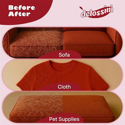 Pet Hair Removal Glove, Reusable Electrostatic Pet Hair Remover Glove for Cat & Dog, Washable 4 Finger Upgraded Version Pet Hair Mitt for Couch, Furniture, Car Seat - 2 PCS