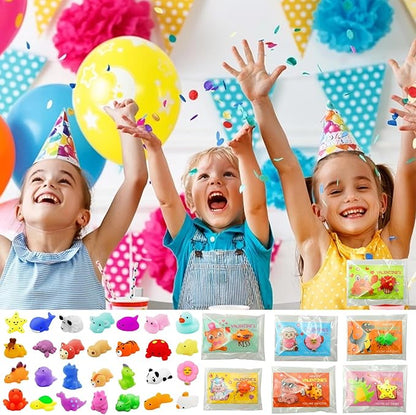 28 Packs Valentine Mochi Squishy Toys with Cards Animal Squishies for Kids Valentines Day Gift Exchange Boys and Girls Classroom Prizes Valentine Party Favors Supplies