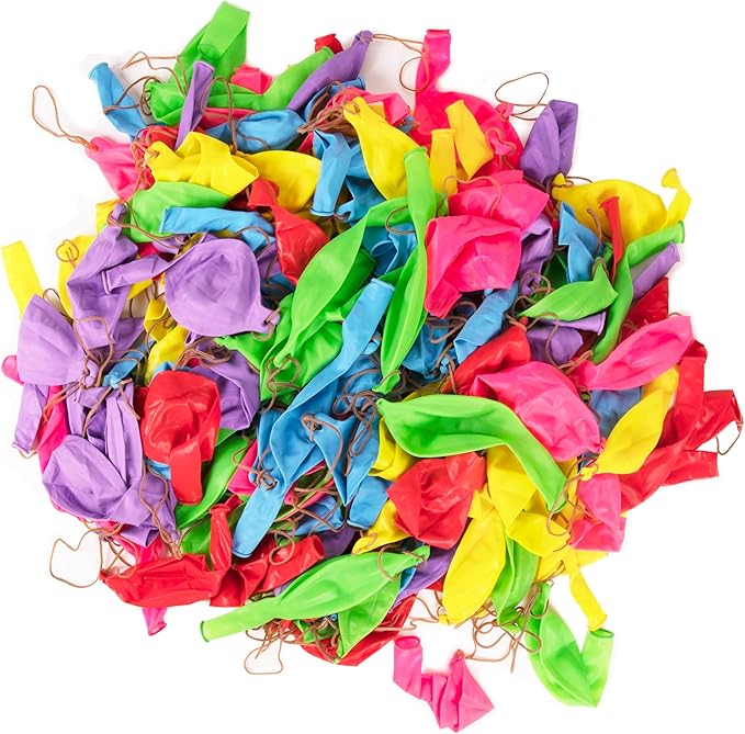 Giraffe 18 Inch Large Thick Latex Neon Rubber Balloons for Kids 150 Pack Bulk - Boys & Girls Birthday Decorations Balloons Party Favors 8-12 Outdoor Strong Party Baloons - Bright Colored Ballon Bag