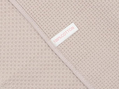 Mia'sDream Cotton Hand Face Head Towel Waffle Weave Kitchen Tea Towel Dish Towels, Soft and Absorbent Bath Guest Gym Towel Washcloths, 13inch x 28inch 3 Pack (Khaki)