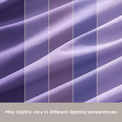 Nestl King Sheet Set - Luxury 1800 Ultra-Soft Microfiber King Bed Sheets - Double Brushed - Deep Pockets - Easy Fit - 4 Piece Set - Bedding Sheets & Pillowcases (King, Lavender)