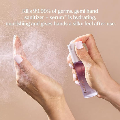 Hand Sanitizer + Serum™ | Caela | Hydrating K-Beauty Formula with Centella, Vitamin B5 & Green Tea | Kills 99.9% of Germs | Fresh Scent with Lavender, Geranium & White Musk | 650 Sprays