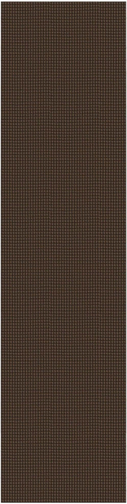 EARTHALL Woven Runner Rug 2x8 Ft Washable Runners for Hallways Cotton Non Slip Rubber Backed Kitchen Runner Braided Indoor Floor Carpet for Entryway, Hallway, Kitchen, Bedroom, Brown