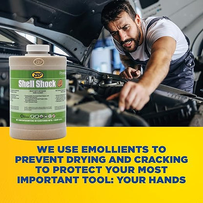 Zep Shell Shock Industrial Hand Cleaner - 32 Oz (Pack of 1) 318504 Made With Biodegradable Soy and Walnut-Based Formula For An Exceptional Clean