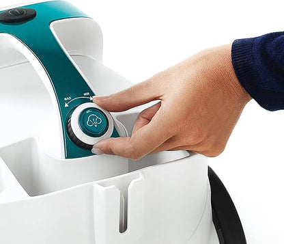 POLTI Vaporetto Smart 100 Steam Cleaner with Unlimited Steam Technology, Sanitize Floors, Carpets and Surfaces Adjustable High Power Steam Pressure Up to 58 PSI with 10 Accessories 1 Year Warranty