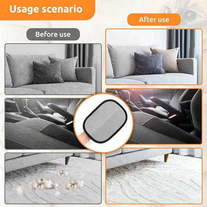 SAWMONG Pet Hair Removal Glove, 2Pcs Cat & Dog Reusable Pet Hair Remover Gloves 2025 New Upgrade, Grooming Pet Hair Remover Tool