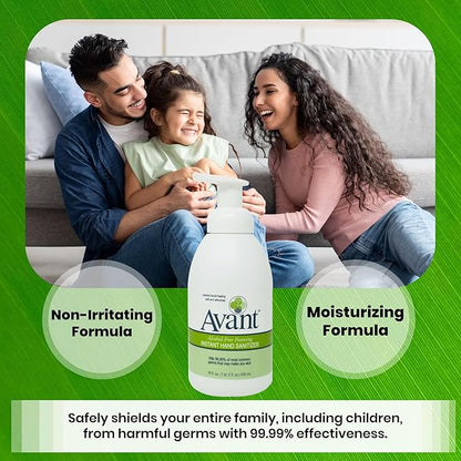 Avant® Alcohol-Free Foaming Hand Sanitizer, 18 oz Bottle 2-Pack bulk