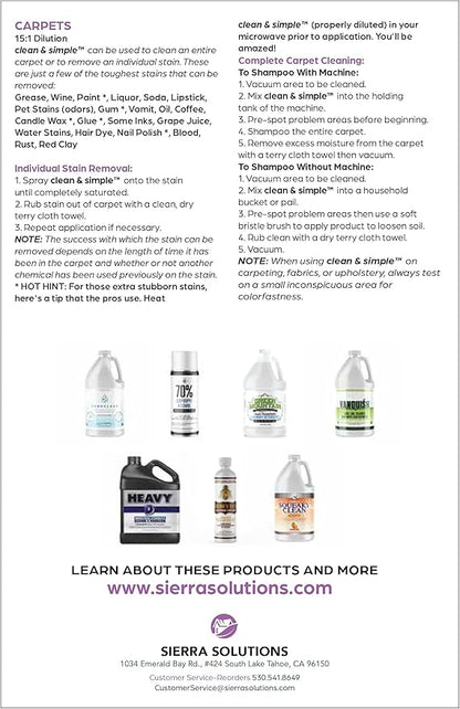 All-Purpose | Household Cleaner | clean & simple™ SUPER CLEANER concentrate (165)