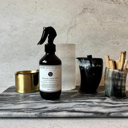 Murchison-Hume Luxury Room & Linen Spray – Rosewood Leaf & Lavender | Eco-Conscious, Non-Toxic & Pet-Friendly Fabric Mist & Air Freshener | Long-Lasting Scent, 10 fl oz
