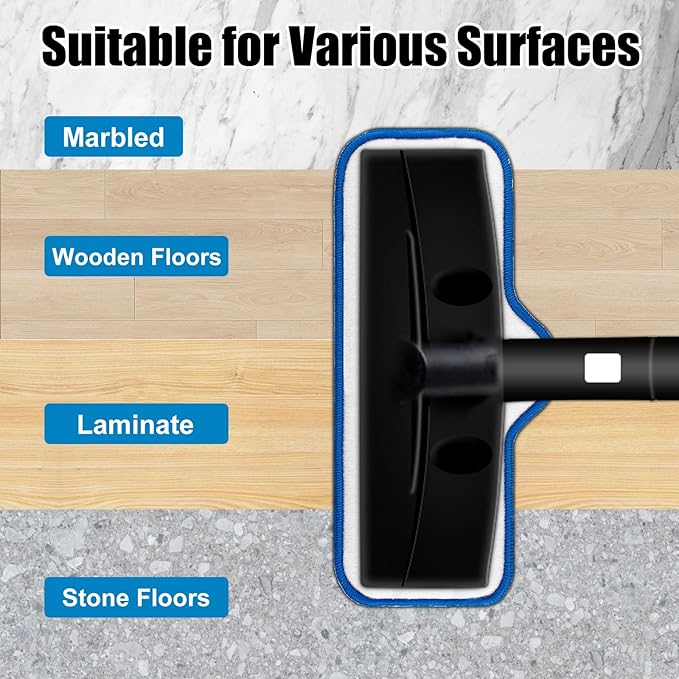 Steam Mop Pads for Dupray Neat Steam Cleaner, 6 Pack Neat Washable and Reusable Microfiber Pads for Dupray Steam Cleaner, Accessories for Dupray Neat Steam Cleaner