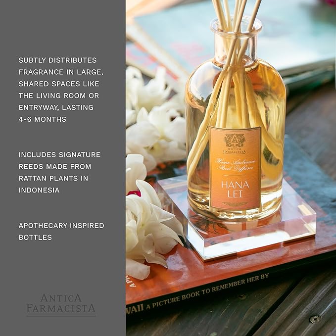 Antica Farmacista Home Ambiance Diffuser, Hana Lei, 16.9 Fl Oz