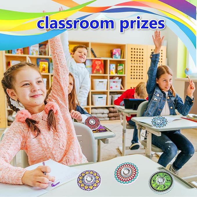 40 Pack Funny Fidget Spinners Fidget Toys Mini,Party Favors Supplies Christmas Goodie Bags Stuffers Gifts for Kids Adults, Sensory Toys for Boys Girls Stress Relief,Treasure Box Toy Classroom Prizes