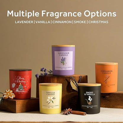 NORVENCE Christmas Candles, 10oz Scented Candles Gifts for Women, Merry Christmas Gifts for Women and Men