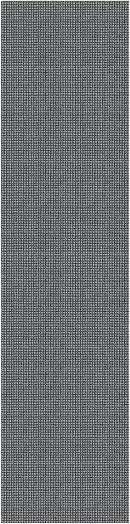 EARTHALL Woven Runner Rug 2x12 Ft Washable Runners for Hallways Extra Long Cotton Non Slip Rubber Backed Kitchen Runner Braided Indoor Floor Carpet for Entryway, Hall, Kitchen, Dark Gray