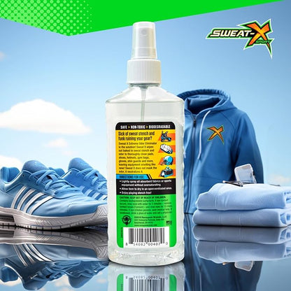 Extreme Odor Spray - Multipurpose No-Wash Deodorizer - Ideal for Shoes and Gym Clothing - Victory Scent (8 Fl Oz) - 3 Pack