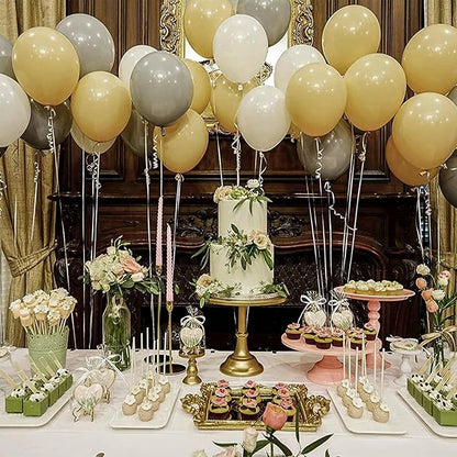 PartyWoo Tan Balloons 50 pcs 12 Inch Light Brown Neutral Boho Coffee Balloons for Wedding Baby Shower Gender Reveal Graduation Safari Woodland Birthday Party Decorations Tan-F19