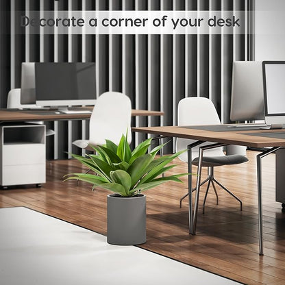 Velener Fake Agave Artificial Plants, Fake Succulents Plant for Room Decor, Unpotted Faux Agave Stems Plant for Outdoor/Indoor Decor, 22 inches