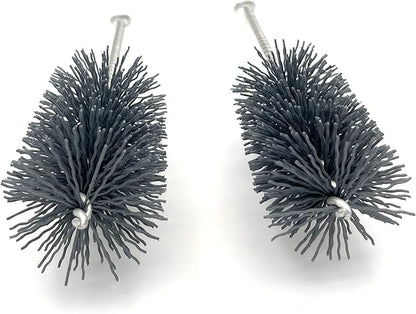 Pipe Cleaning Brush Set Abrasive Filament, 9 Piece Variety Pack for Removal of Rust, Corrosion, Paint