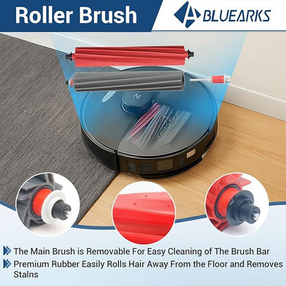 29 Pack Accessories Kit,Compatible with Roborock S8 MaxV Ultra Robot Vacuum,1 Mop Clean Brush,2 Roller Brush,4 Small Mop,4 Mop Pads,4 Hepa Filters,6 Side Brushes,6 Vacuum Bags,S8 Max Parts
