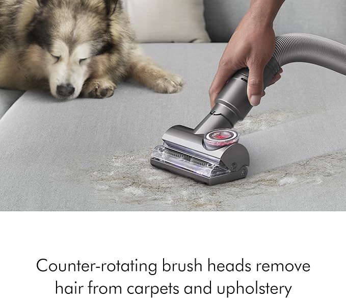 Dyson Ball Animal Total Clean Upright Vacuum, Iron/Blue