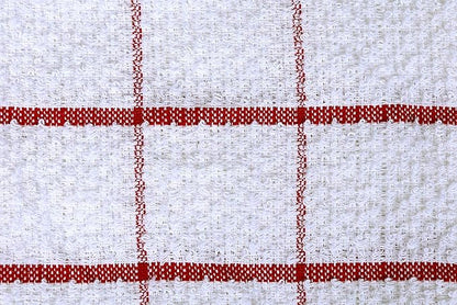 AMOUR INFINI Cotton Kitchen Dish Cloths Set of 8 – Highly Absorbent, Super Soft Premium Terry Cleaning Cloth (12"x12" Inch) Premium Dishcloths for Washing Dishes (Red)