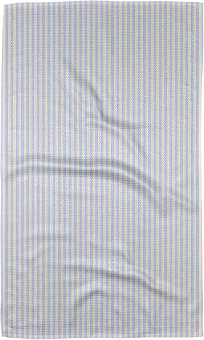 GEOMETRY Spring Kitchen Towels - Quick Dry Microfiber Cloth Spring & Summer Dish Towels for Kitchen Drying - Premium Quick Dry Towel - Cute Banana Lines, 18" x 30" - 1-Pack