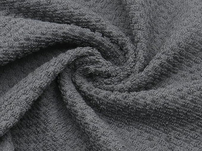 Cotton Dish Towels for Kitchen, Terry Dish Cloths for Washing Dishes, 12 x 12 Inches, Light and Soft, Quick Drying Dish Rags for Cleaning, 8pc/Set (Grey Multi)