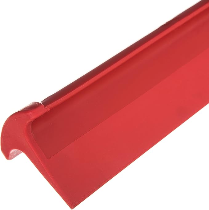 SPARTA 3656705 Plastic Floor Squeegee, Shower Squeegee, Heavy Duty Squeegee With Rubber Blade For Windows, Glass, Shower Doors, Floors, Windshields, 20 Inches, Red