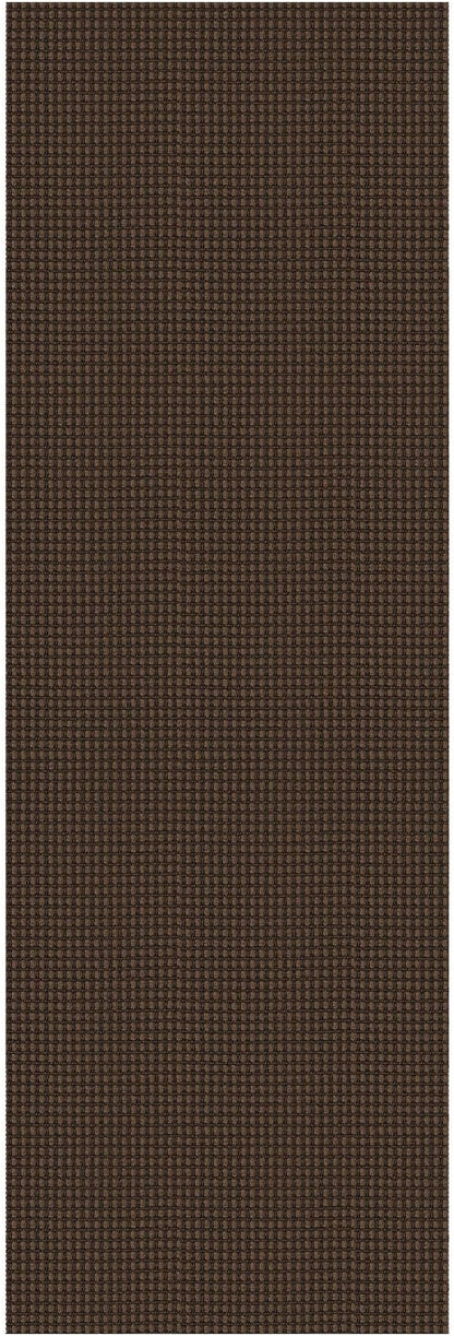 EARTHALL Woven Runner Rug 2x6 Ft Washable Runners for Hallways Cotton Non Slip Rubber Backed Kitchen Runner Braided Indoor Floor Carpet for Entryway, Hallway, Kitchen, Bedroom, Brown