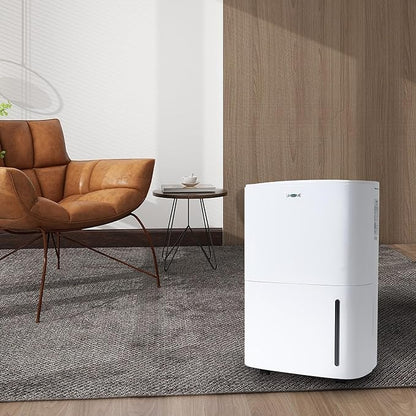 Uhome 150 Pints Dehumidifier with Pump - 7000 Sq. Ft Quiet Dehumidifier for Home, Large Basement, Storages and Large Rooms with 1.85Gallon Water Tank