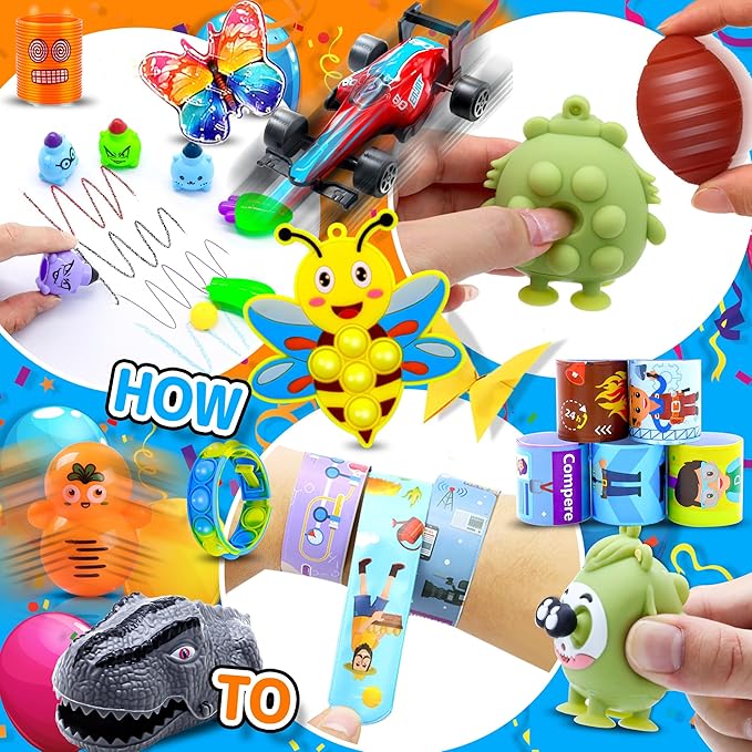 2000 PCS Party Favors for Kids,Bulk Fidget Toys,Goodie Bags Stuffers, Treasure Box Toy for Classroom Prizes, Birthday Gifts, Stocking Pinata Filler Stuffers