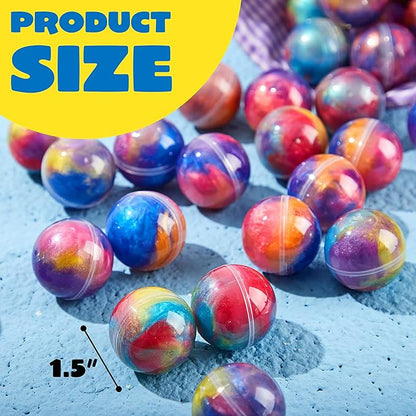 JOYIN Slime Party Favors, 24 Pack Galaxy Slime Ball - Stretchy, Non-Sticky, Mess-Free, Stress Relief, and Safe - Toys for Girls and Boys - Classroom Reward, Party Supplies
